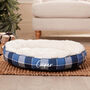 Personalised Plaid Pet Bed, thumbnail 3 of 8