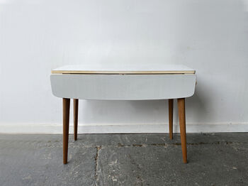 1960s Mid Century Extending Drop Leaf Kitchen Table, 2 of 12