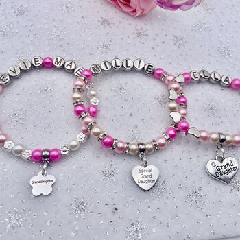 Personalised Great Granddaughter Bracelet, 11 of 12