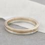 Plain Band Ring. 9ct Gold Stackable Ring, thumbnail 2 of 8