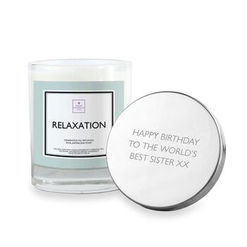 Personalised Relaxation Scented Candle, 7 of 7