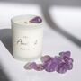 February Birthstone Amethyst Crystal Candle, thumbnail 4 of 6
