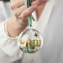 Personalised Message In A Christmas Bauble, thumbnail 4 of 7