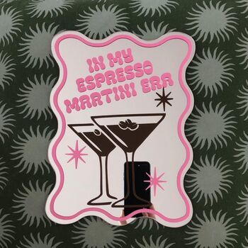 Espresso Martini Cocktail Mirror, 4 of 5