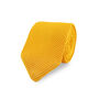 Wedding Handmade Polyester Knitted Pocket Square In Mustard Yellow, thumbnail 6 of 6