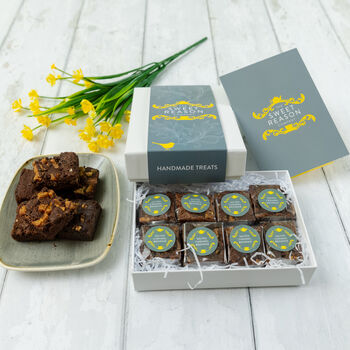 Luxury Salted Caramel Brownie Gift Box, 4 of 5