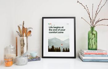 Paragliding Art Print Poster, 2 of 3