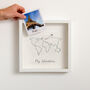 Personalised Travel Memory Frame, thumbnail 2 of 10