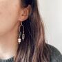 Mini Asymmetric Drop Earrings, thumbnail 4 of 7