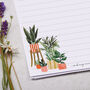 A5 Personalised Letter Writing Paper With Houseplants, thumbnail 2 of 4
