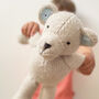 Personalised Knitted Teddy Bear, thumbnail 2 of 5