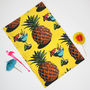 Vibrant Pineapple Tea Towel, thumbnail 1 of 5