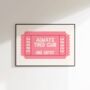 Alway Tired Club Print Bedroom Wall Art, thumbnail 4 of 8