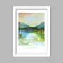 Grasmere Reflections Lake District Poster Print, thumbnail 2 of 3