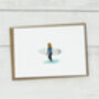 Personalised Surfer Girl Card, thumbnail 5 of 6