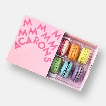 Tennis Macarons Gift Box Of Six, 4 of 12