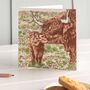 Highland Cow Mother's Day Card, thumbnail 1 of 2