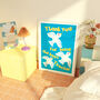 Personalised Thank You Teacher Birds Print, thumbnail 2 of 6