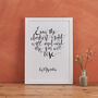 Monochrome Calligraphy 'Sun Will Rise' Typography Print, thumbnail 1 of 3