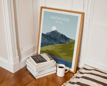 Mount Snowdon Snowdonia Landscape Art Print, 2 of 3