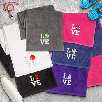 Love Sports Towel, 3 of 5
