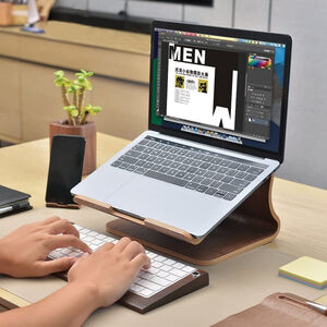 Universal Wooden Laptop Stand Holder By Momentum