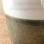 Large Block Green Ceramic Planter, H26cm, thumbnail 3 of 5