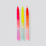 Dip Dye Twisted Dinner Candle, thumbnail 2 of 4