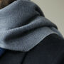 Men's 100% Pure Cashmere Ombre Scarf, thumbnail 10 of 12