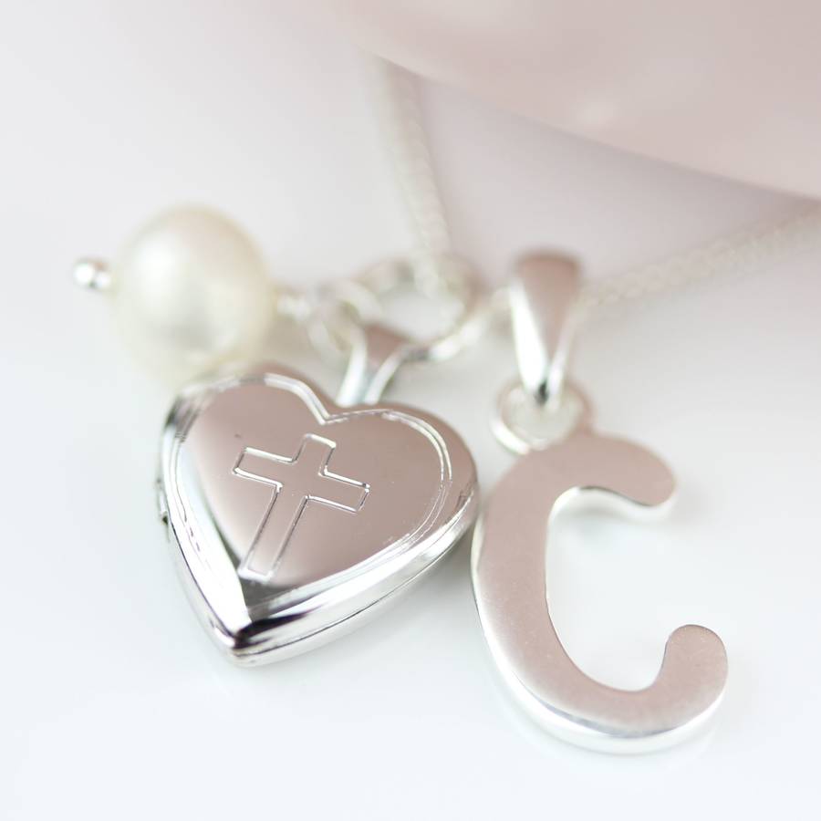 christening locket