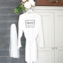 'Bride' Personalised Wedding Robe, thumbnail 1 of 4
