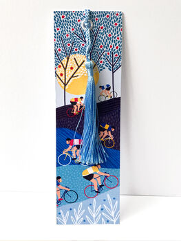 Personalised Cycling Pattern Bookmark, 3 of 7