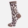 Leopard Print Bamboo Socks Women's Gift Box Multi, thumbnail 2 of 4