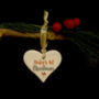 Baby's First Christmas Decorative Ceramic Heart, thumbnail 1 of 2