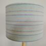 Blue Stripes Lampshade, thumbnail 1 of 6