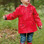 Personalised Embroidered Children's Rain Coat, thumbnail 1 of 3