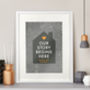 Home Sweet Home Personalised Map Print, thumbnail 6 of 12