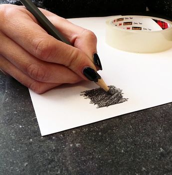 Inked Round Monogram Fingerprint Cufflinks, 5 of 12
