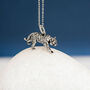 Sterling Silver Tiger Necklace, thumbnail 3 of 12