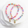 Personalised Multi Coloured Disc Stretch Bracelet, thumbnail 6 of 11