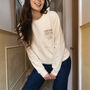 Custard Cream Connoisseur Slogan Sweatshirt, thumbnail 2 of 7