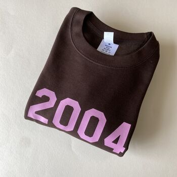 Personalised 'Year' Unisex Sweatshirt, 11 of 12