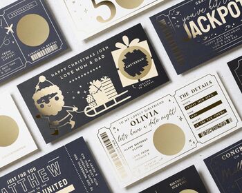 Christmas Gift Voucher With Scratch Reveal, 9 of 9