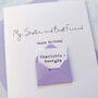 Personalised Sister/Brother Best Friend Envelope Card, thumbnail 3 of 4