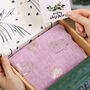 Hedgehog Print Rose Gold Foil Scarf, thumbnail 1 of 11