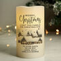 Personalised Christmas Town LED Candle, thumbnail 1 of 3