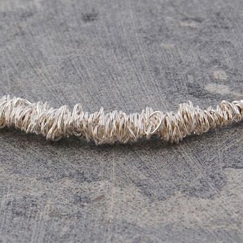 Abstract Sterling Silver Loops Bracelet, 10 of 12