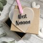 Best Mummy/Mum/Nanny Mother's Day Heart Decoration, thumbnail 1 of 4