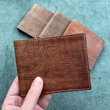Personalised Genuine Leather Wallets, Gift For Fathers, 3 of 6