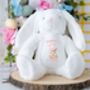 Personalised Pink First Easter Teddy, thumbnail 9 of 12